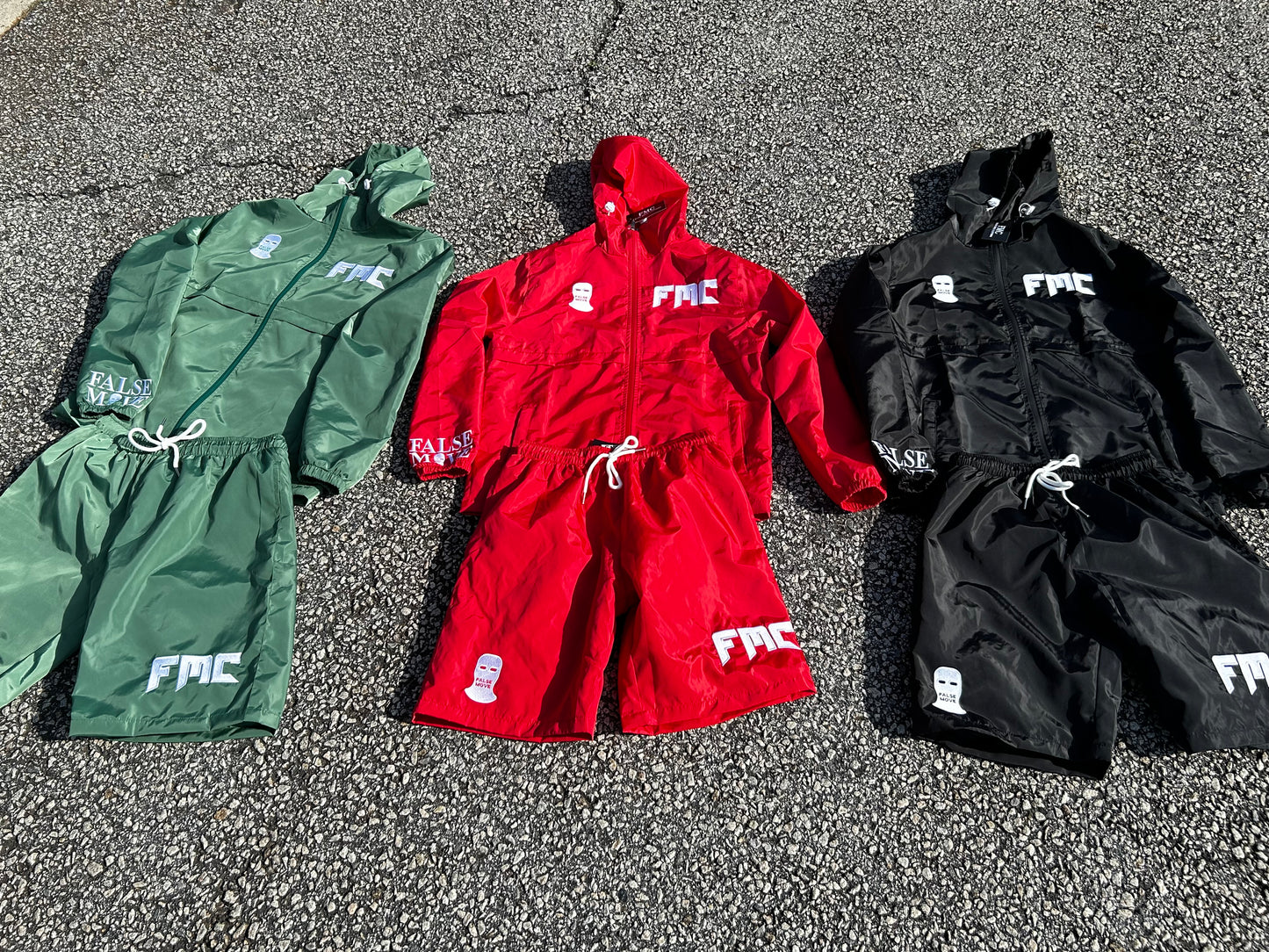 Windbreaker Jacket and Shorts Set