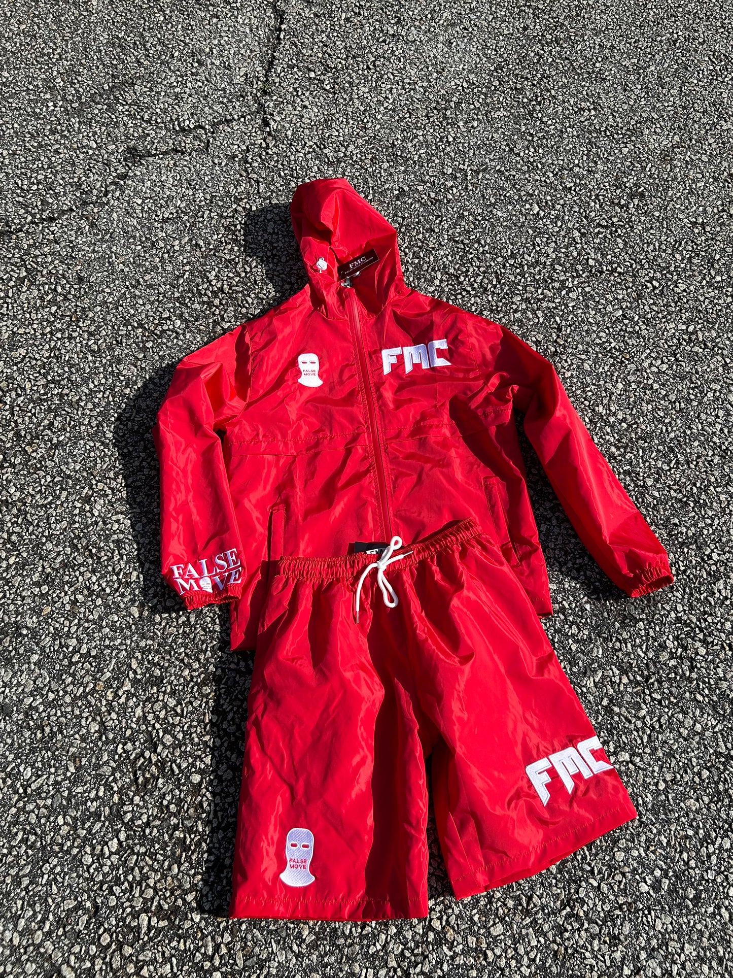 Windbreaker Jacket and Shorts Set