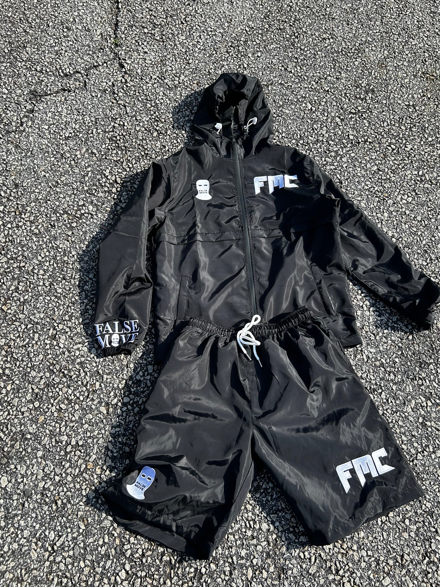 Windbreaker Jacket and Shorts Set