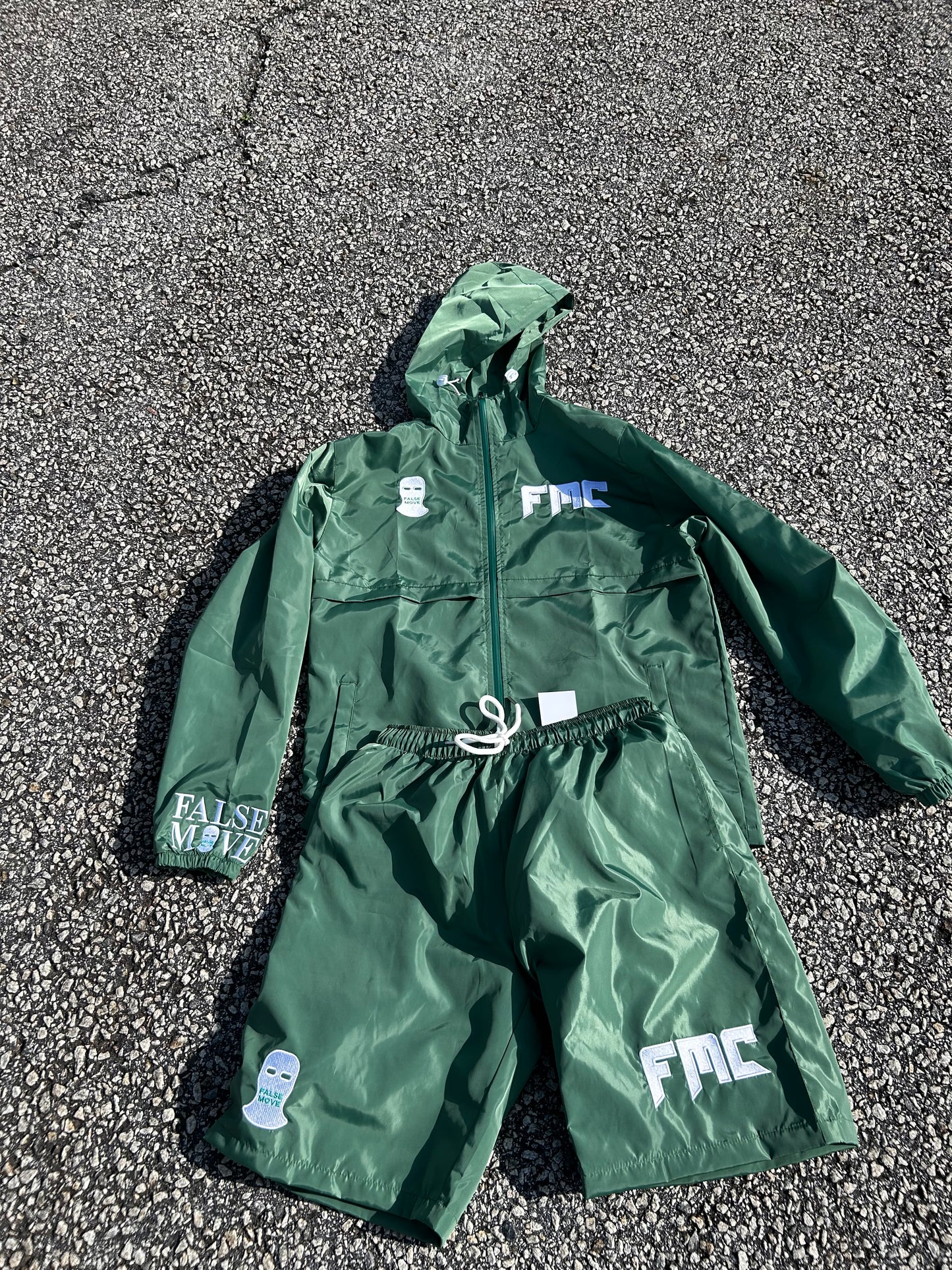 Windbreaker Jacket and Shorts Set
